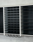 Dyerector ModRack hair color display storage rack in white for any hair color brand