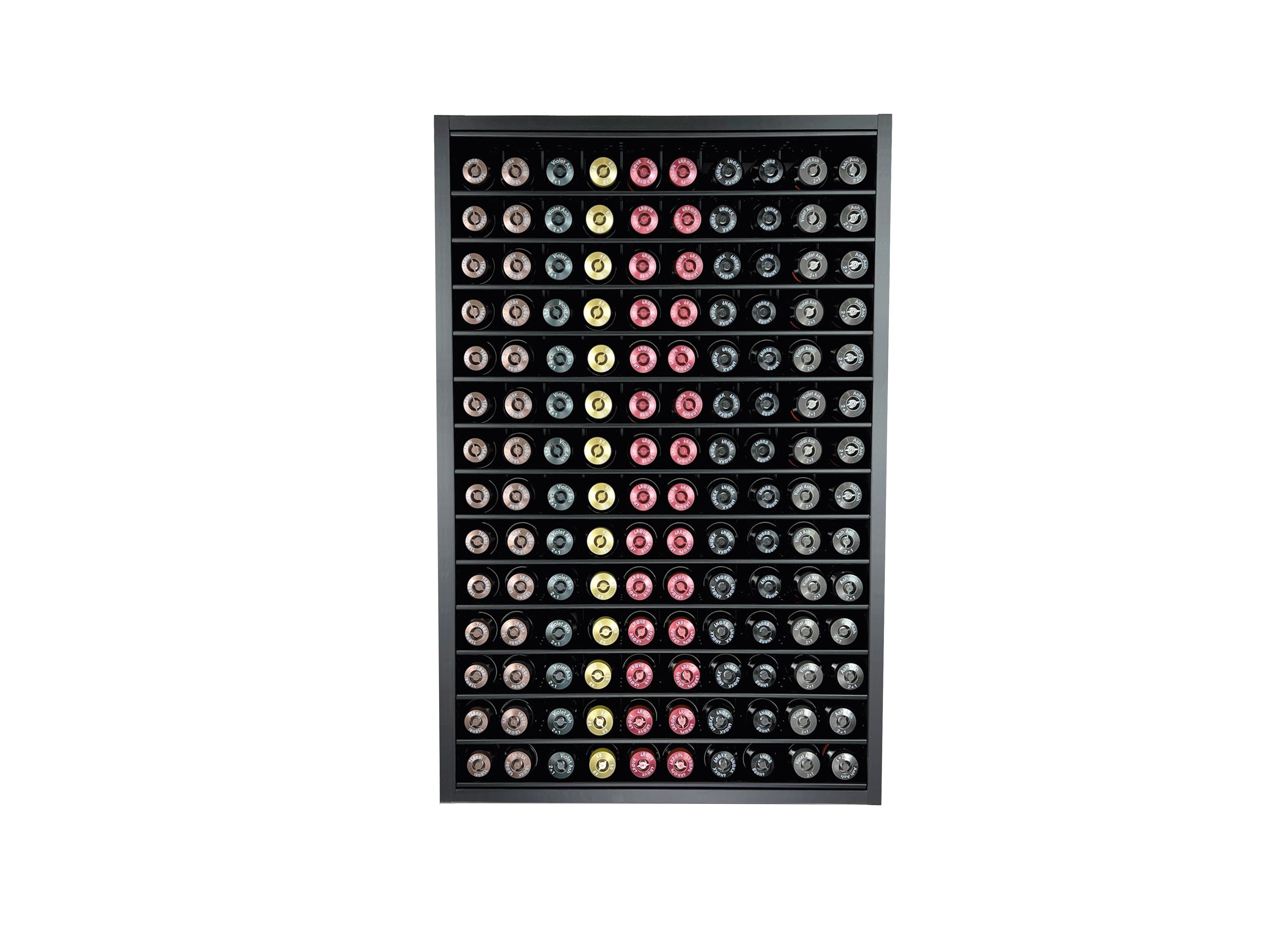 Goldwell hair color organizer that organizes Goldwell top-chic canisters.