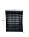 MEDIUM Black Modular Hair color cabinet storage for hair salons.