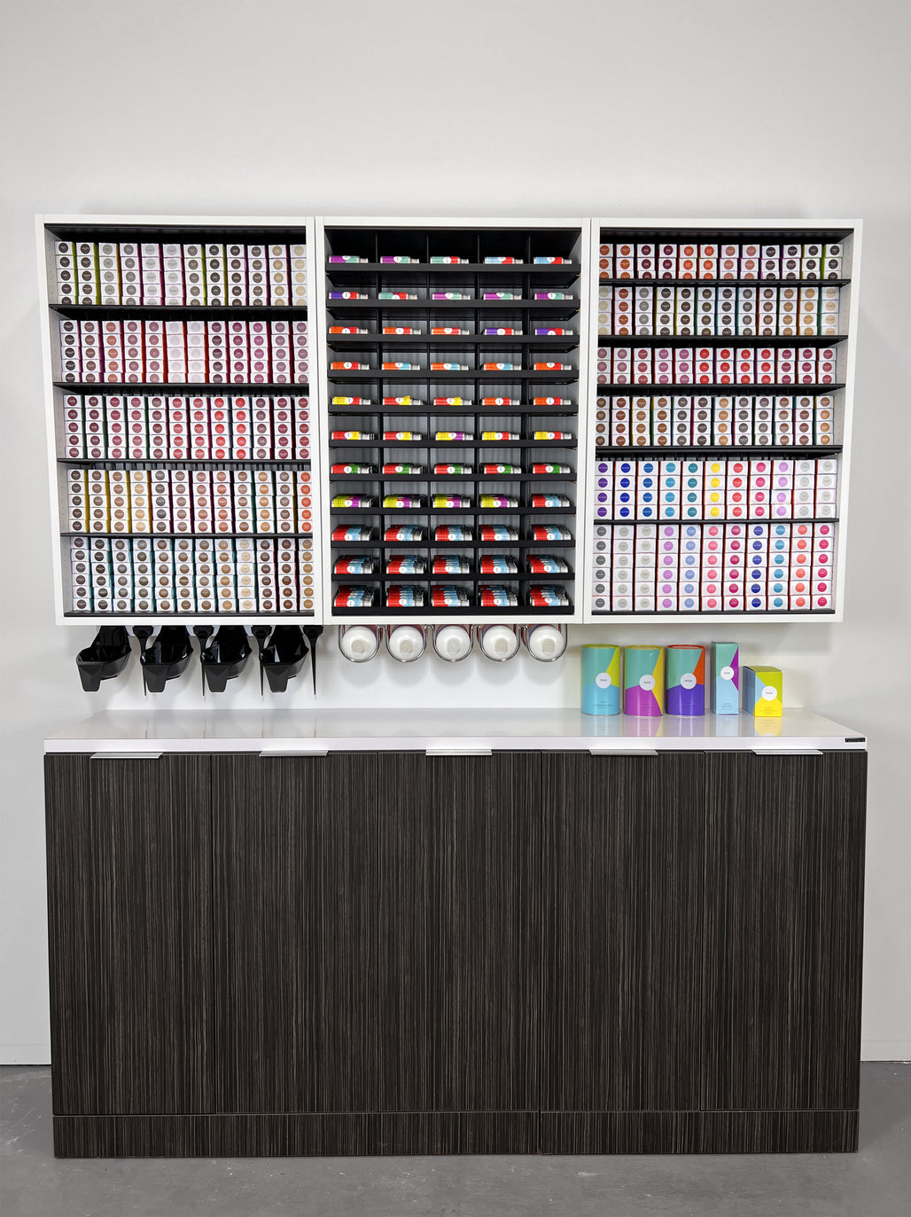 Hair Color Organizer Rack for Salons | Dyerector