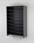 Dyerector ModRack hair color organizer rack storage black